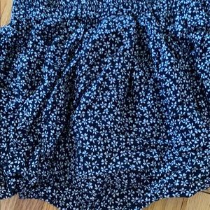 Floral mini skirt